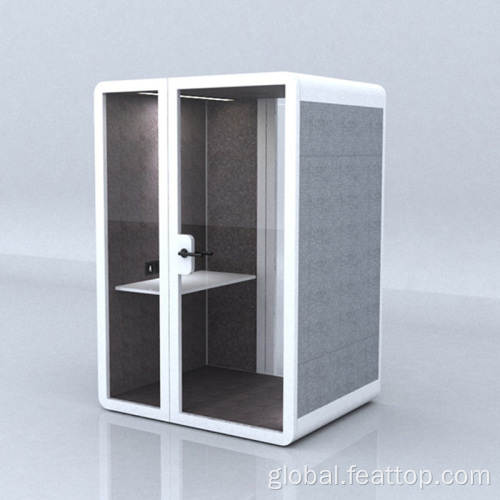 High-end Minimalist Office Combination High-End Minimalist Design Privacy Glass Office Soundproof Supplier